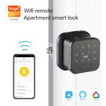 6V Door Knob Smart Lock Electronic Keyless Fingerprint Door Lock