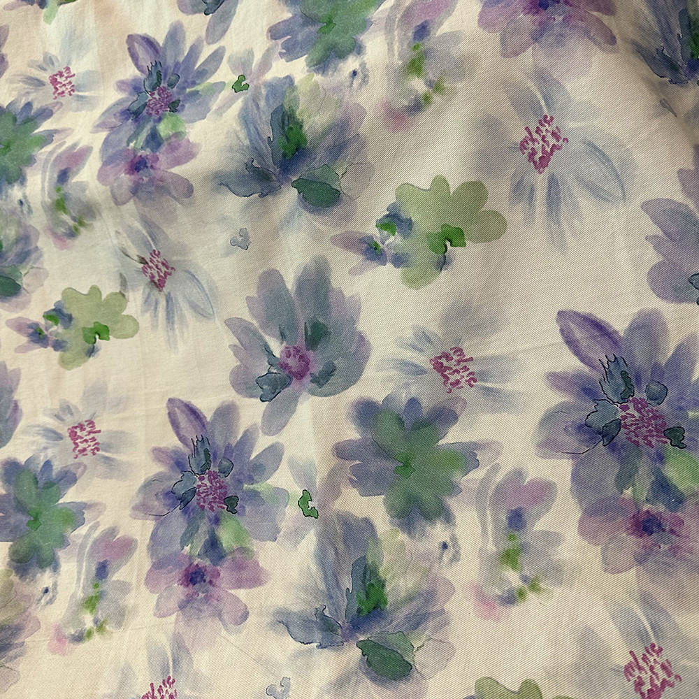 100% Rayon Challis Viscose Fabric 30s And 45s Customized For Shirt Dress
