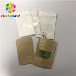 Rectangle Round Window Customized Paper Bags 50-200 Microns Thickness For