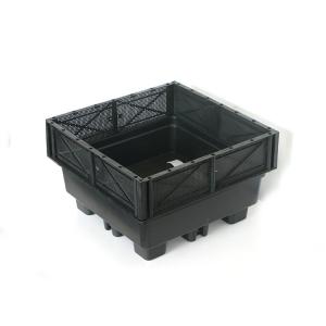 China Decorative Garden Flower Pot Tissue Culture Outdoor Plant Container with Drain Tray on sale