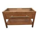 Luxury design American hotel Custom made walnut wood veneer bathroom vanity with