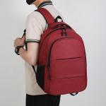 Men Casual Travel Laptop Backpacks College Students Computer Backpack with USB