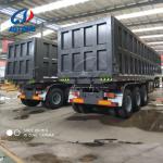 Producer Dual Line Braking System End Dump Semi Truck Trailer for Self Discharge
