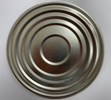 Tinplate Can Lid 603D 153mm Fruit / Bean Can Bottom Antirust Cover