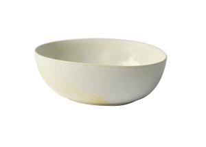 Wholesale Organic Shape Ceramic Soup Bowls With 6.5&quot; Ivory Reactive Color from china suppliers