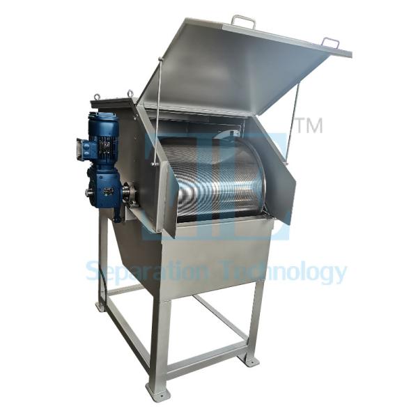 TSS Removal Externally Fed Rotary Drum Screen 100L/H Municipal Wastewater