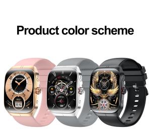 Wholesale HK80 Smart Watch 1.95inch Amoled Men BT Voice Assistant Health Monitoring Rotating Crown from china suppliers