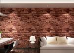 Removable 3D Brick Effect Wallpaper , Living Room Wall Covering with 0.53*10M