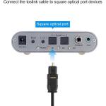 High Quality Thin 24K Gold Spdif Digital Optical Audio Toslink Cable