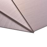 3mm Brushed Waterproof Aluminum Composite Panel For Indoor Outdoor