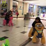 Hansel amusement children games stuffed electric ride on plush animals