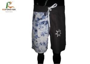 Wholesale Stylish Printed Board Shorts Custom Logo Mens Swim Trunks 4 Way Stretch from china suppliers