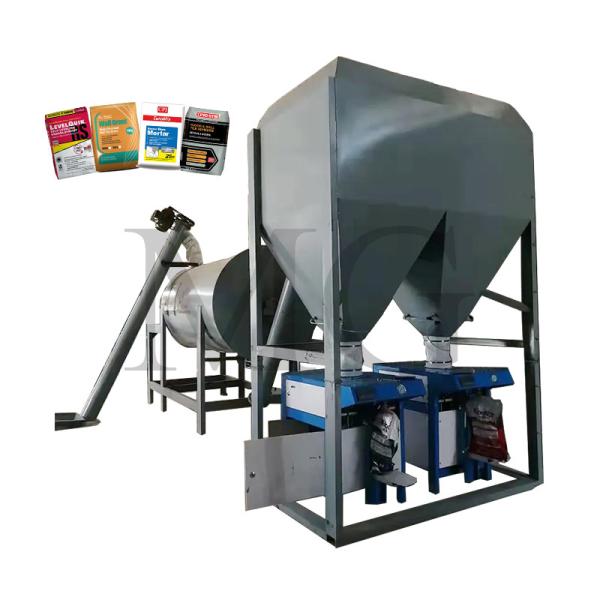 Voltage Customized Dry Mix Powder Mortar Mixing Plant Wall Putty Skim Coat Sand