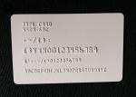 CNJ-2000 PVC Card Embossing Machine For Credit Card / Visa Card / Membership