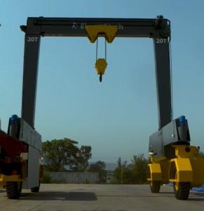 Wholesale 3-40 meters Lifting Traveling Gantry Crane Electric RTG Crane for Precast yard from china suppliers