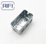 Galvanized Steel 1 Gang Electrical Conduit Boxes Square Shape