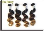 3 Tone Color Virgin Peruvian Hair Extensions Loose Wave 12"-28" Inch In Stock
