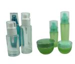 Luxury Packaging Custom Cosmetic Containers , Round Glass Toner Bottle And Cream