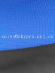 Super Stretch Square Pattern Blue Neoprene Rubber Sheet Coated Nylon Fabric Roll