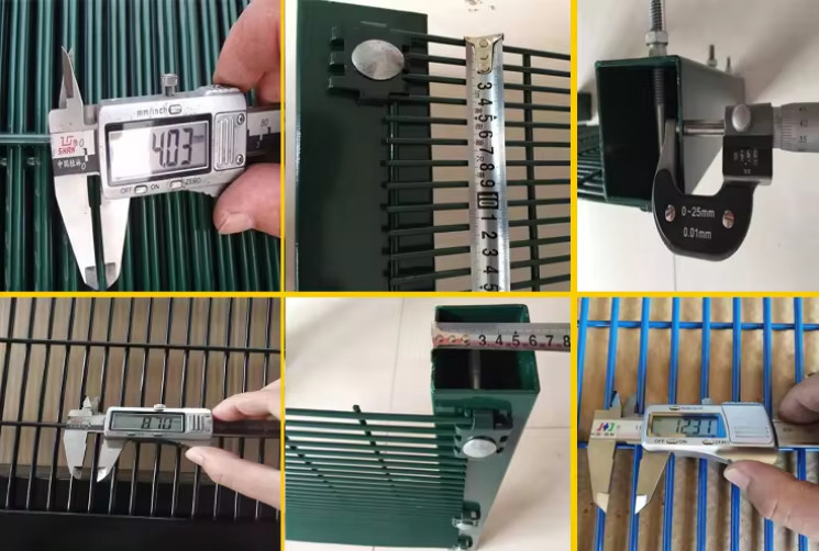 6ft Hospital Security 358 Anti Climb Fence Welded Powder Coated Steel Fence