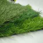 Antistatic Fake Field Football Artificial Grass 50mm Rolls Synthetic 5 / 8 ''