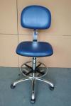 Blue Color ESD Safe Chairs Adjustable Height 660-860mm Arm Rest Available