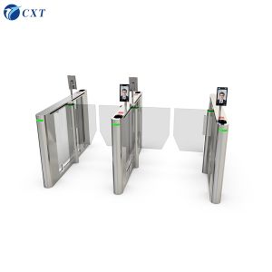 Buy cheap Intelligent Hotel Stainless Steel Turnstiles Glass Turnstile Gate 114b from wholesalers