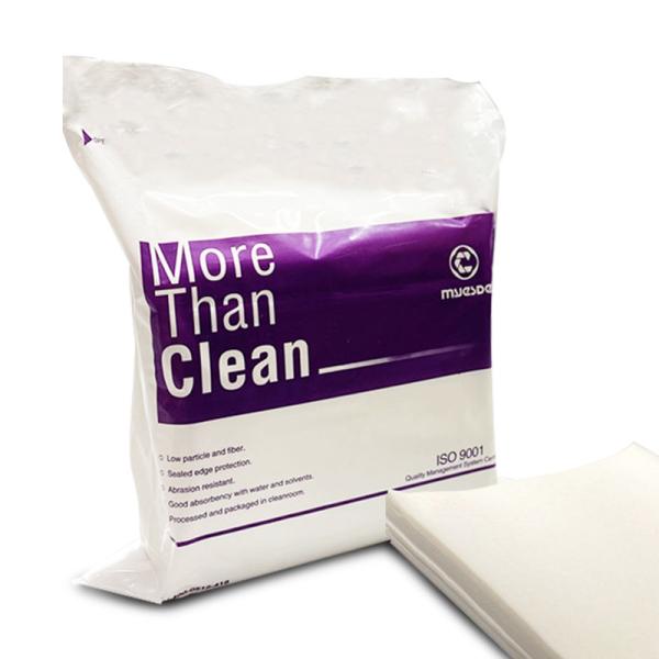 12 Inch 56gsm Cellulose Polyester Wipes OEM Industrial White 0609 Lint Free Dry