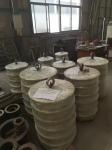 Casting Railroad Steel Wheels , ODM Mine Car Wheels 150-560HB Hardness