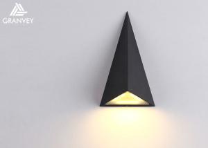 Wholesale Triangle Up Down Lights Outdoor LED , Black Outdoor Wall Sconce Surface Mounted from china suppliers