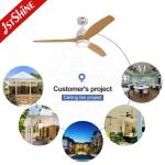 White Silent DC Ceiling Fan With 6 Speed Choice Smart Remote Control