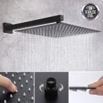 Bathroom shower cabin mixer 12 inch ceiling water saving flow 360 degrees