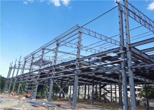 China Prefabricated Light Steel Structure Construction Industrial Workshop Building With Easy Installation on sale