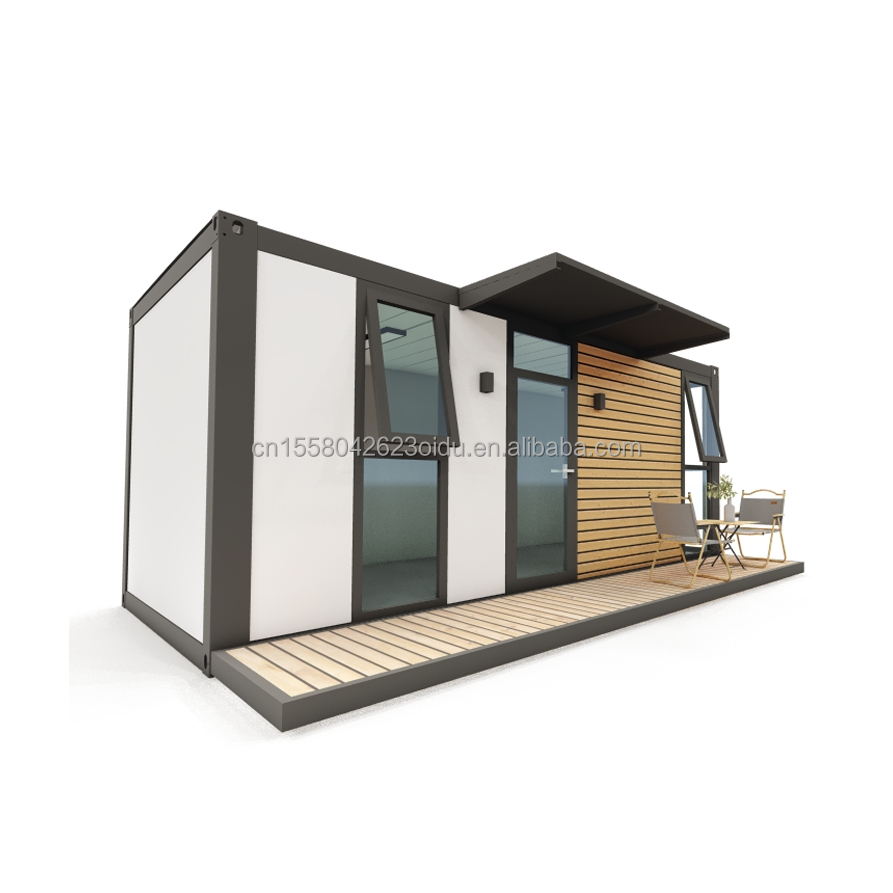 Outdoor Living Bedrooms Prefab Steel Structure Container House for Hotel Extendable Tiny Residential Home 20ft/40ft