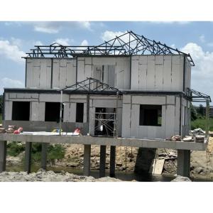 Wholesale CEMENT SIDING LIGHT STEEL FRAME MODEM LUXURY PREFAB HOUSE FOR SALE from china suppliers