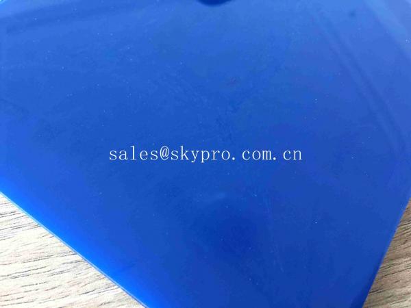 Quality Dark Blue Polyurethane PU Flat Skirt Sheet Industrial Production Line PU Rubber Skirt Board for Conveyor Belt for sale