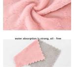 Dishcloths Absorbent Coral Velvet Dishtowels Oil Washable Kitchen Cloth Dish