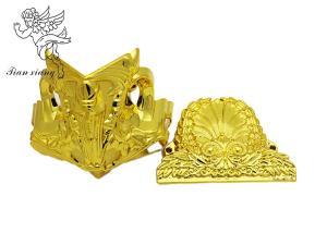 Wholesale European Coffin Fitting Casket Corners Pale Gold PP Virgin Plastic 18# With Steel Tubes from china suppliers