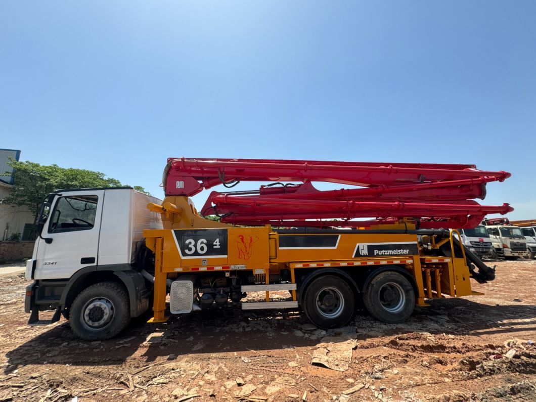 Used Refurbished Condition Pusmeister Concrete Pump Truck 36 M Stock for Sale