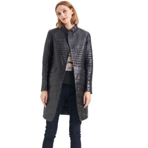 China FODARLLOY Women's Winter Outerwear Cotton-Padded Jacket Medium-Long Thin Waist Wadded Jacket Thick Coat on sale