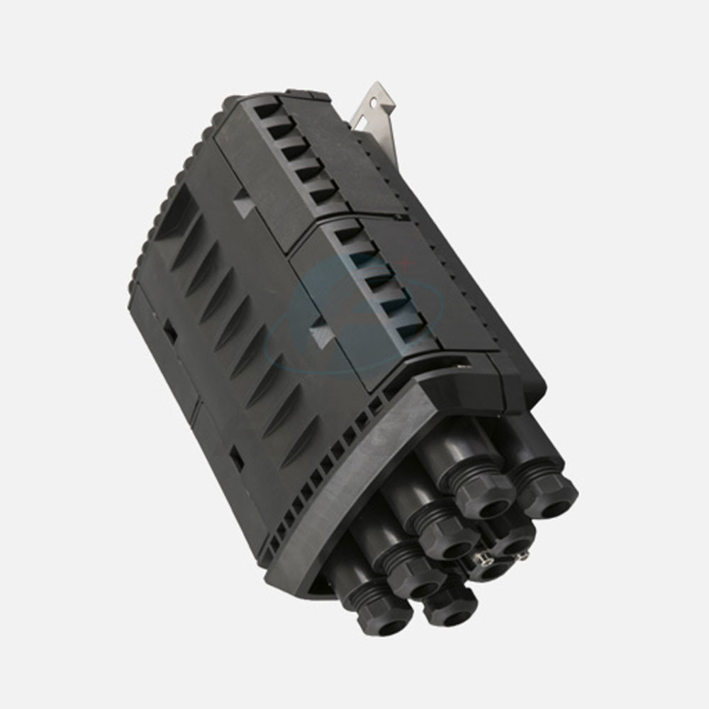 Maximum Fusion 288Cores Horizontal 4 Inlet 4 Outlet Ports Fiber Optic Splice Closure