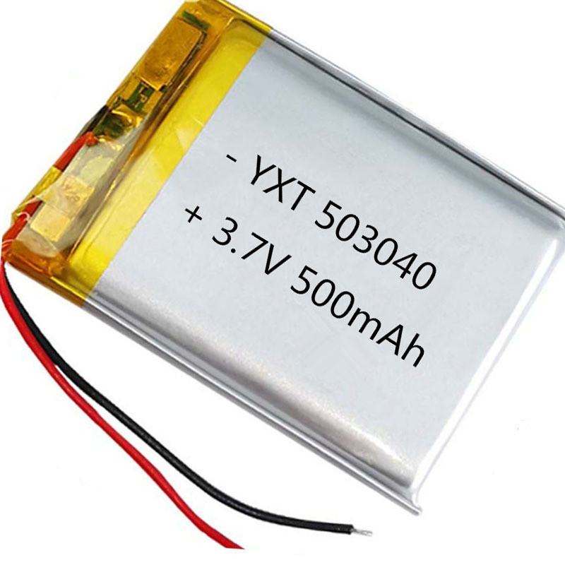 Custom PL503040 500mAh 3.7 V Lithium Ion Polymer Battery for sale