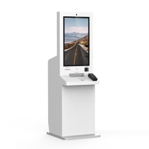 Buy cheap 24inch 27inch 32inch Hotel Self Check In Kiosk With Terminal Printer from wholesalers