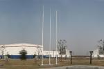 Anti Rust Electric Flag Pole With Electromechanical Integrated Flagpole Driven