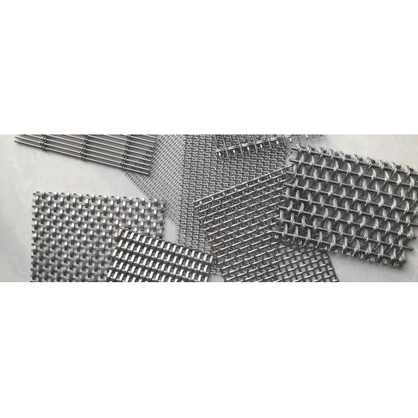 1.2m 1m Architectural Metal Mesh Powder Coated Corrosion Resistance
