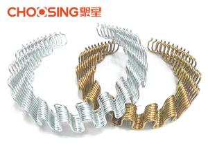 Wholesale Sinuous S Couch Support Springs , 9 Gauge Zig Zag Springs 60cm Section 300℃ Heat Treatment from china suppliers