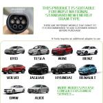11Kw EV Station Ovrod 16A 3 Phase 11Kw Charging E-mingze Level 2 AC 2 Fast Home