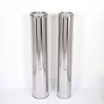 Slivery Insulated Wood Stove Chimney Pipe Construction Applied Seamless Welded