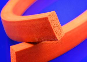 Wholesale Medical Instrument Silicone Sponge Rubber Strips Uniform Foam Density from china suppliers