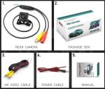 1080P AHD 170° Car Rear View Camera Vehicle Reverse Black Fisheye Lens